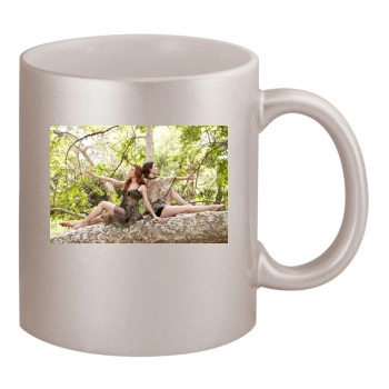 Amy Davidson 11oz Metallic Silver Mug