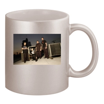 Amy Lee 11oz Metallic Silver Mug