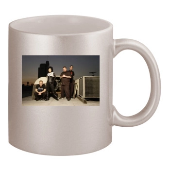 Amy Lee 11oz Metallic Silver Mug