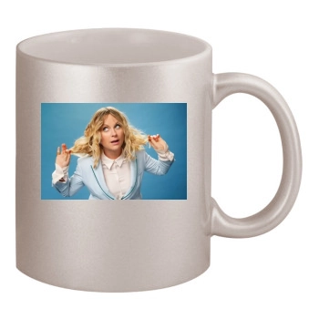 Amy Poehler 11oz Metallic Silver Mug