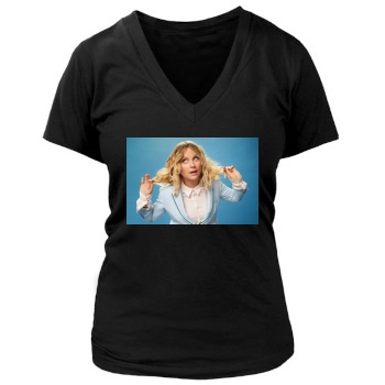 Amy Poehler Women's Deep V-Neck TShirt