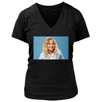 Amy Poehler Women's Deep V-Neck TShirt