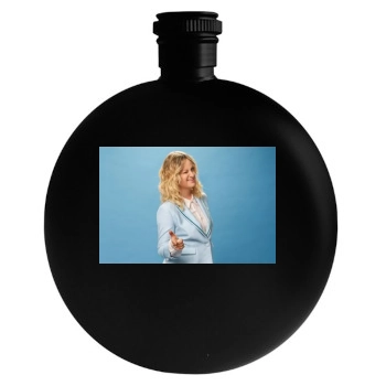 Amy Poehler Round Flask