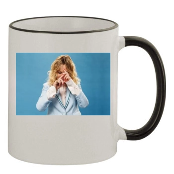 Amy Poehler 11oz Colored Rim & Handle Mug