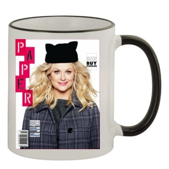 Amy Poehler 11oz Colored Rim & Handle Mug