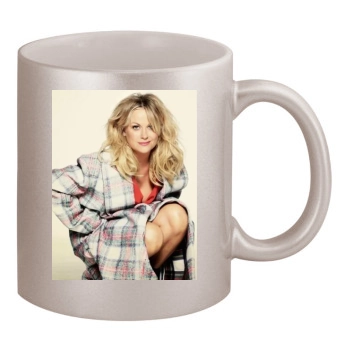 Amy Poehler 11oz Metallic Silver Mug