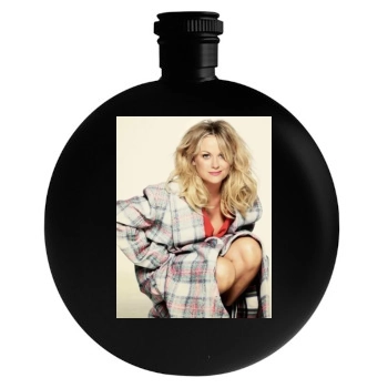 Amy Poehler Round Flask