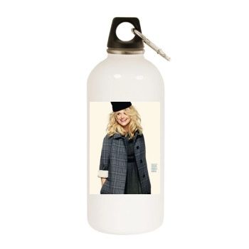 Amy Poehler White Water Bottle With Carabiner