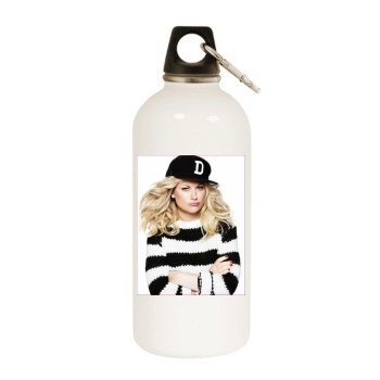 Amy Poehler White Water Bottle With Carabiner