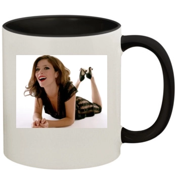 Anna Friel 11oz Colored Inner & Handle Mug