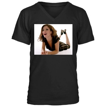 Anna Friel Men's V-Neck T-Shirt