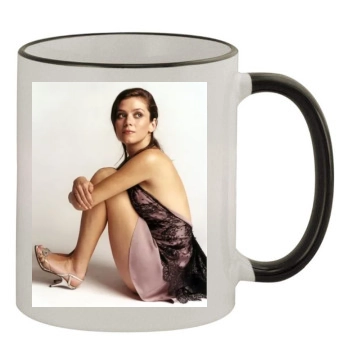 Anna Friel 11oz Colored Rim & Handle Mug