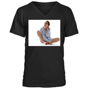 Anna Friel Men's V-Neck T-Shirt