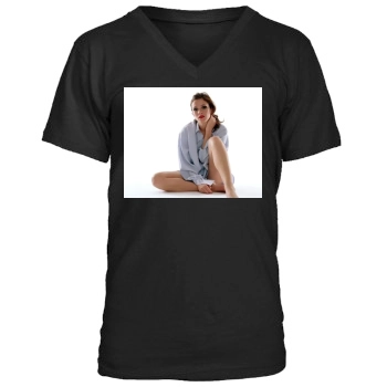 Anna Friel Men's V-Neck T-Shirt