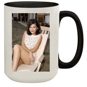 Anna Friel 15oz Colored Inner & Handle Mug