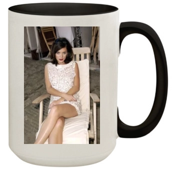 Anna Friel 15oz Colored Inner & Handle Mug