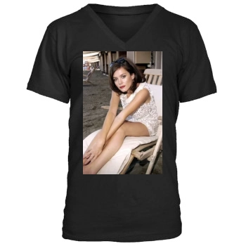 Anna Friel Men's V-Neck T-Shirt