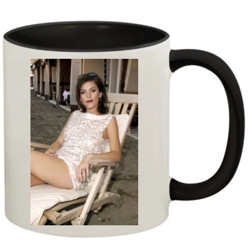 Anna Friel 11oz Colored Inner & Handle Mug