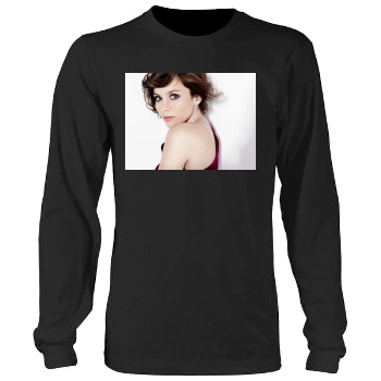 Anna Friel Men's Heavy Long Sleeve TShirt