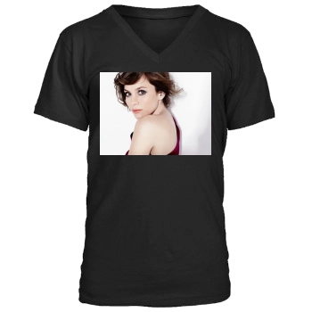 Anna Friel Men's V-Neck T-Shirt