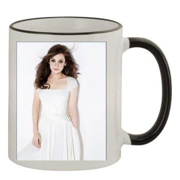 Anna Friel 11oz Colored Rim & Handle Mug