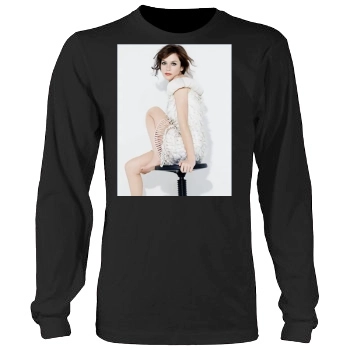 Anna Friel Men's Heavy Long Sleeve TShirt