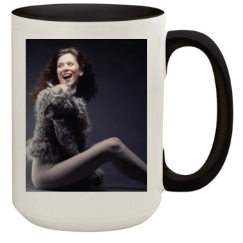 Anna Friel 15oz Colored Inner & Handle Mug