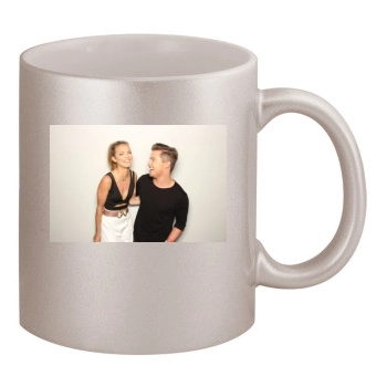 AnnaLynne McCord 11oz Metallic Silver Mug