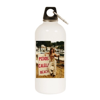 Ariadne Artiles White Water Bottle With Carabiner