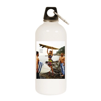 Ariadne Artiles White Water Bottle With Carabiner