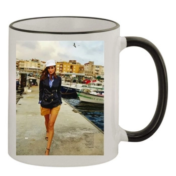 Ariadne Artiles 11oz Colored Rim & Handle Mug