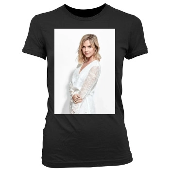 Arielle Kebbel Women's Junior Cut Crewneck T-Shirt