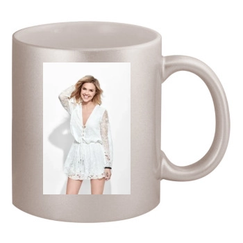 Arielle Kebbel 11oz Metallic Silver Mug