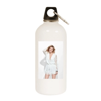 Arielle Kebbel White Water Bottle With Carabiner