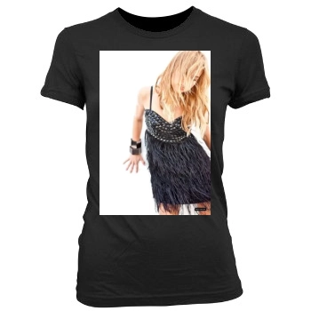 Arielle Kebbel Women's Junior Cut Crewneck T-Shirt