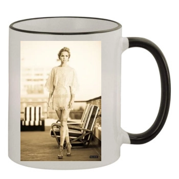 Arielle Kebbel 11oz Colored Rim & Handle Mug