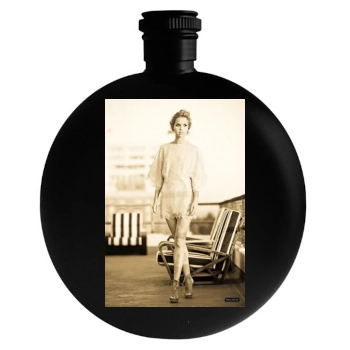 Arielle Kebbel Round Flask