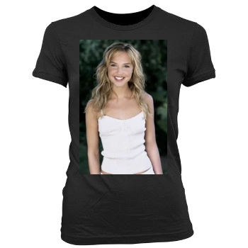 Arielle Kebbel Women's Junior Cut Crewneck T-Shirt