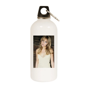 Arielle Kebbel White Water Bottle With Carabiner