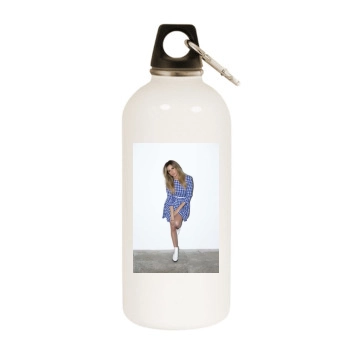 Ashley Tisdale White Water Bottle With Carabiner