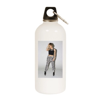 Ashley Tisdale White Water Bottle With Carabiner