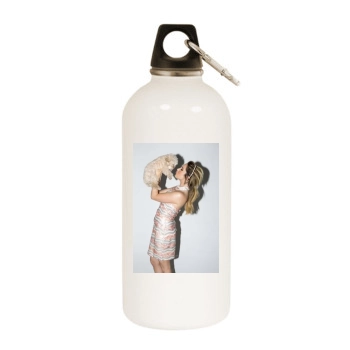 Ashley Tisdale White Water Bottle With Carabiner