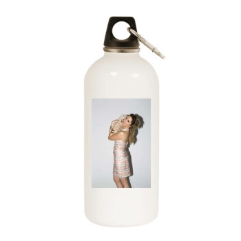 Ashley Tisdale White Water Bottle With Carabiner