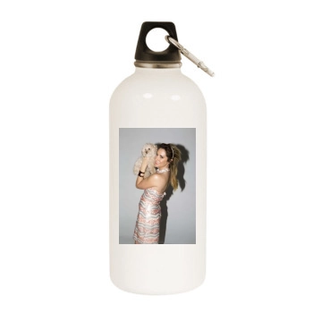 Ashley Tisdale White Water Bottle With Carabiner