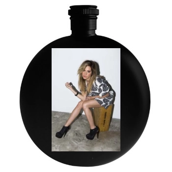 Ashley Tisdale Round Flask