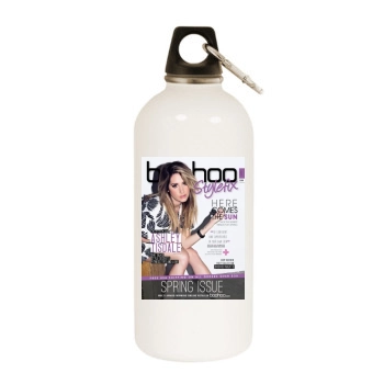 Ashley Tisdale White Water Bottle With Carabiner