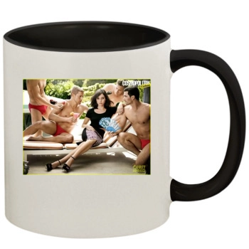 Aubrey Plaza 11oz Colored Inner & Handle Mug