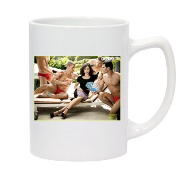 Aubrey Plaza 14oz White Statesman Mug