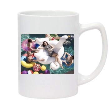 Aubrey Plaza 14oz White Statesman Mug