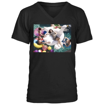 Aubrey Plaza Men's V-Neck T-Shirt